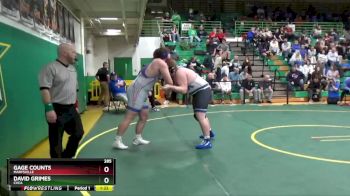 285 lbs Champ. Round 2 - Gage Counts, Marysville vs David Grimes, Cvca