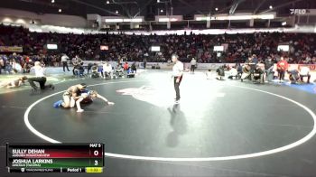 120 lbs Champ. Round 2 - Sully DeHan, Auburn Mountainview vs Joshua Larkins, Lincoln (Tacoma)