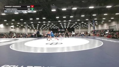 150 lbs Champ. Rd Of 32 - Forrest Craddock, Basement Brawlers Wrestling Club vs Owen Newell, Carroll Wrestling Club