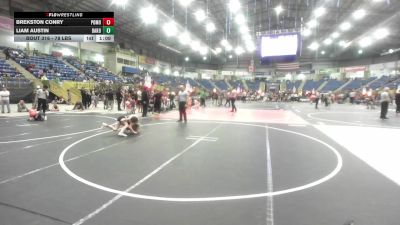 78 lbs Quarterfinal - Brekston Conry, Pomona Elite vs Liam Austin, Dakota Rattlers WC