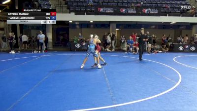 88 lbs Semis - Cayden Mango, Team Missouri Select vs Adam Hagenbuch, Team PA