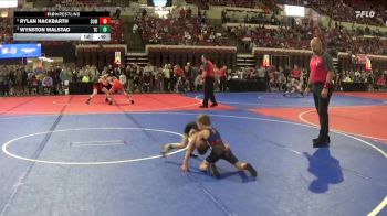 40 lbs Cons. Semi - Rylan Hackbarth, Bozeman Wrestling Club vs Wynston Walstad, Team Champs