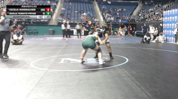 7A - 165 lbs Quarterfinal - Cecelia Nunemacher, Cardinal Gibbons High School vs Adalia Tamayo-Fryar, Southwest Guilford High School