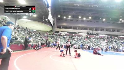 64 lbs Semifinal - Peyton Hooten, Lonoke Youth Wrestling vs Keylee Alsobrook, Harrison Youth Wrestling