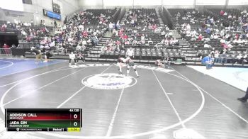 4A 120 lbs Cons. Round 2 - Addison Call, Bear River vs Jada Sim, Mountain View