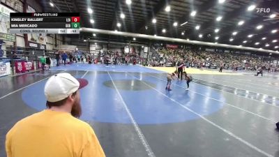 55 lbs Cons. Round 3 - Mia Mercado, Sioux Center Riptide vs Kinsley Ballert, Lead-Deadwood