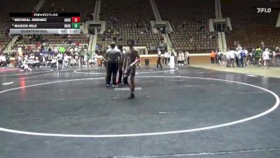 7A 113 lbs Quarterfinal - Mason Irle, Baker HS vs Micheal Jimenez, Alma Bryant