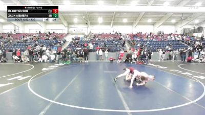 120 lbs Cons. Round 5 - Blake Wilson, Cedar Valley vs Zach Siemers, Maple Mountain