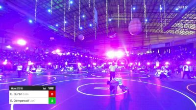 120 lbs Semifinal - Urijah Duran, Duran Elite vs Ryder Dempewolf, Unattached