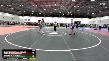285 lbs Champ. Round 2 - Sampson Stillwell, St. Michael The Archangel Catholic vs Roberto Macias-sidzyik, Creighton Preparatory School
