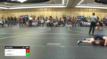 156 lbs Quarterfinal - Jax Jobe, Manu Wr Ac vs Jackson Naven, Elite Force WC