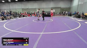 215 lbs Quarters & 1st Wb (16 Team) - Riley Graham, Louisiana Blue vs Isaac Sheeren, Texas Blue