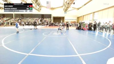 58-M lbs Consi Of 8 #2 - Levi Jones, Upper Perkiomen vs Mason Storaci, Hightstown/East Windsor Wrestling Club