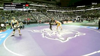 215-2A 3rd Place Match - Dreison Davis, Limon High School vs Cayson VanDyk, Rocky Ford