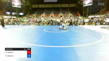 138 lbs Rnd Of 64 - Kegan Jochim, Indiana vs Xavier Chavez, Arizona
