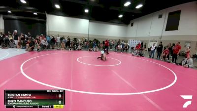 82 lbs Cons. Round 2 - Enzo Mancuso, Boneyard Wrestling Academy vs Tristan Campa, Alamo City Wrestling Club