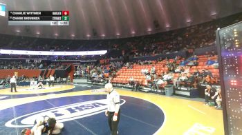 1A 157 lbs Cons. Round 2 - Chase Siguenza, Wheaton (St. Francis) vs Charlie Wittmer, Warrensburg (W.-Latham)