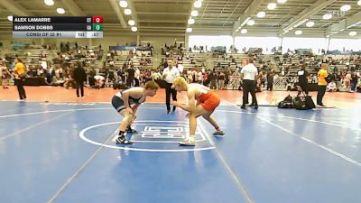 160 lbs Consi Of 32 #1 - Alex Lamarre, CT vs Samson Dobbs, GA