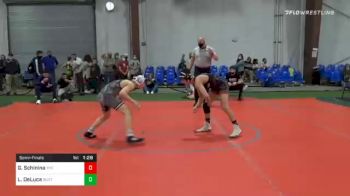 112 lbs Semifinal - Gino Schinina, The Academy vs Leo DeLuca, Buxton