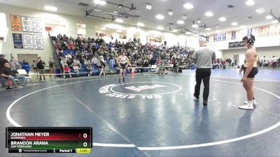 175 lbs Cons. Round 2 - Jonathan Meyer, Glendora vs Brandon Arana, San Fernando