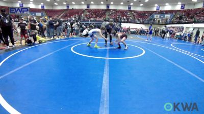 73 lbs Consolation - Beau Ferrell, Weatherford Youth Wrestling vs Ryder Risley, Division Bell Wrestling