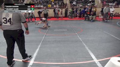70_B lbs Consi Rd 1 32 #2 - Daxon Danver, Clearfield vs Delbert Liller, Corry