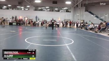 119 lbs Champ. Round 3 - Dj Clarke, Roundtree WA vs Grayson Fuchs, Detroit Catholic Central