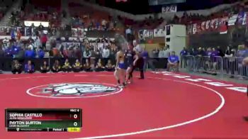 105 lbs Champ. Round 1 - Payton Burton, Leon-Bluestem vs Sophia Castillo, Alma-Wabaunsee