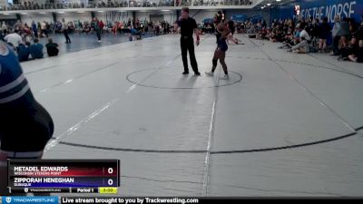 131 lbs Cons. Round 3 - Zipporah Heneghan, Dubuque vs Metadel Edwards, Wisconsin Stevens Point