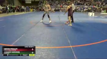 126 lbs Cons. Round 2 - Conner Harvison, Bismarck vs Anton Perales, Grand Forks Central