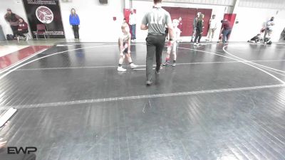 67-75 lbs Semifinal - Cutter Bledsoe, Woodland Wrestling Club vs Jaxton Myers, Cushing Tigers