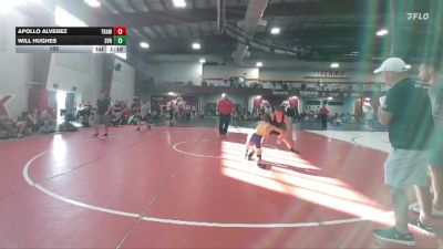 105 lbs Finals (2 Team) - Will Hughes, Steel Valley Renegades vs Apollo Alverez, Taylor Hammers