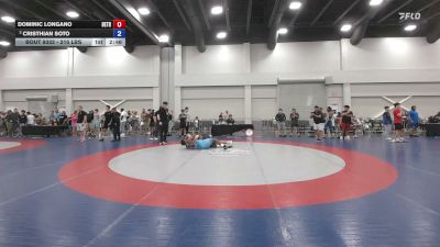 215 lbs Cons. Semis - Dominic Longano, Beebe Trained vs Cristhian Soto