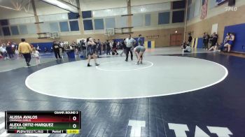 130lbs Champ. Round 3 - Alissa Avalos, Chiawana (Girls) vs Alexa Ortiz-Marquez, Kelso (Girls)