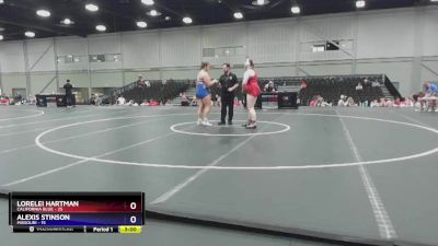 235 lbs Placement Matches (8 Team) - Lorelei Hartman, California Blue vs Alexis Stinson, Missouri