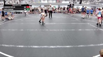 76 lbs Round 7 (8 Team) - Theodore Moyer, Journeymen Uprising vs Logan Yuhas, The Outsiders Squeeze