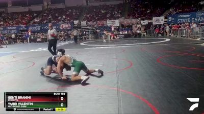 D 3 150 lbs Cons. Round 2 - Genti Brahimi, Episcopal vs Yahir Valentin, Archbishop Shaw