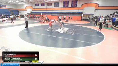 149 lbs Cons. Round 1 - Reece Chagman, Mount St. Joseph University vs Noah Orser, Cortland State