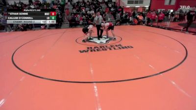 157 lbs Champ. Round 2 - Callum O`Connell, LIBERTYVILLE vs Ethan Sonne, Chicago (MARIST)