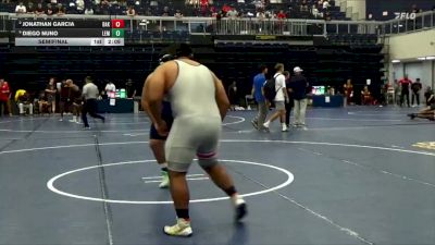 285 lbs Semifinal - Diego Nuno, Lemoore College vs Jonathan Garcia, Bakersfield