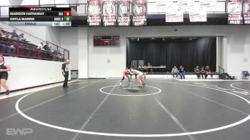 110-115 lbs Final - Madison Hathaway, Bartlesville High School vs Chyla Marris, Morris JH/HS Wrestling