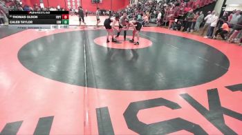138 lbs Cons. Round 2 - Caleb Taylor, EDWARDVILLE (HS) vs Thomas Olson, FREEPORT (HS)