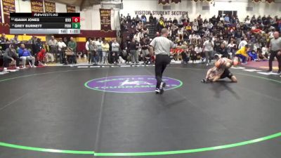 126 lbs Quarterfinal - Isaiah Jones, Bixby vs Grey Burnett, Perrysburg