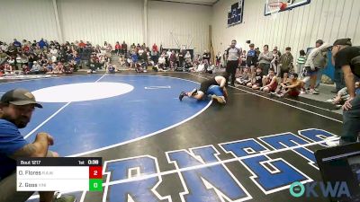 Rr Rnd 1 - Oscar Flores, R.A.W. vs Zachary Goss, Vinita Kids Wrestling