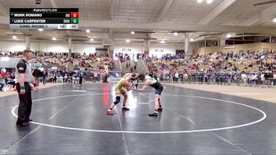 AA 138 lbs Cons. Round 3 - Murk Romano, Independence High School vs Luke Carpenter, East Hamilton High School