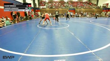 155 lbs Semifinal - Caleb Turgeau, Tulsa Union vs Lawson Lonsdale, Berryhill High School