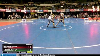 184 lbs Semis (4 Team) - Owen Schuller, Apprentice School vs Jacob Sweitzer, Davis & Elkins