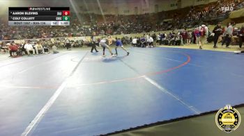 B3A-126 lbs Semifinal - Colt Collett, Checotah vs Aaron Blevins, Salina