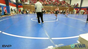 115 lbs Consi Of 8 #2 - Aubrie Smittle, Wagoner Takedown Club vs Evelyn Tillison, Fort Gibson Youth Wrestling