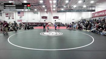 190 lbs 3rd Place - Liam McGuire, Derby/Oxford/Holy Cross vs Owen Graven, St. Paul